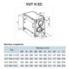Centrala wentylacyjna VUT 600H EC LCD/ sklepelektryka24.pl