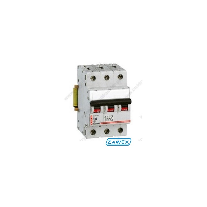Wyłącznik nadprądowy B20A - Legrand S303 - 3P Wyłącznik nadprądowy B20A - Legrand S303 - 3P
