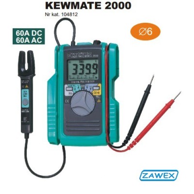 Multimetr cyfrowy z przystawką cęgową KEWMATE 2000