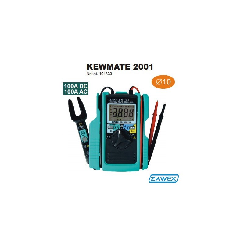 Multimetr cyfrowy z przystawką cęgową KEWMATE 2001 Multimetr cyfrowy z przystawką cęgową KEWMATE 2001