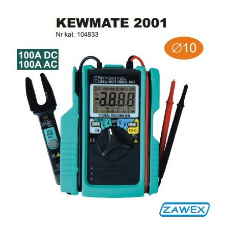 Multimetr cyfrowy z przystawką cęgową KEWMATE 2001
