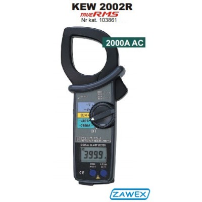 Miernik cęgowy Kyoritsu KEW 2002R True RMS