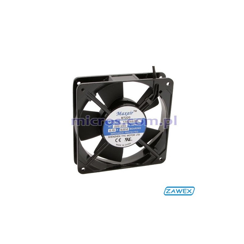 Wentylator do szafy sterowniczej - MAXAIR 12025S2HL Wentylator do szafy sterowniczej - MAXAIR 12025S2HL