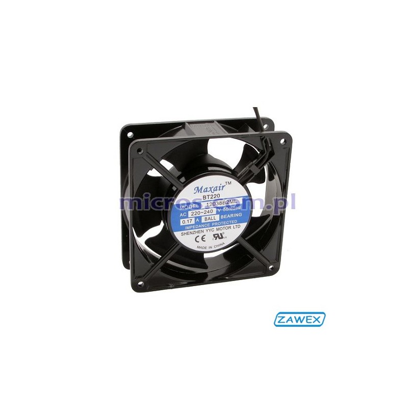 Wentylator do szafy sterowniczej - MAXAIR 12038B2ML Wentylator do szafy sterowniczej - MAXAIR 12038B2ML