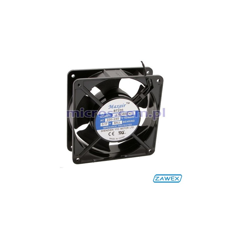 Wentylator do szafy sterowniczej - MAXAIR 12038B2XL Wentylator do szafy sterowniczej - MAXAIR 12038B2XL