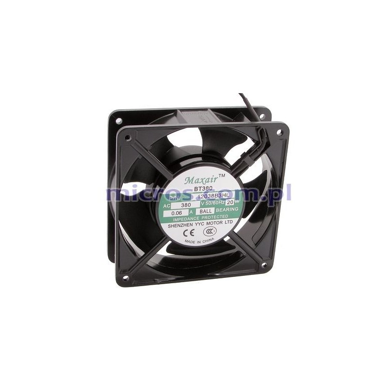 Wentylator do szafy sterowniczej - MAXAIR 12038B3HL Wentylator do szafy sterowniczej - MAXAIR 12038B3HL