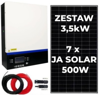 Zestaw Off-Grid 3,5 kW -7x Panel 500W  + inwerter ESB 6kW