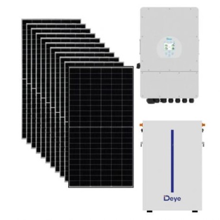 Zestaw Fotowoltaiczny 9,81kWp Falownik Deye + 2 x magazyn energii DEYE + 18 x panel JA SOLAR 545W