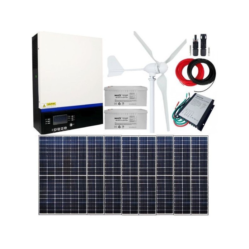 Elektrownia wiatrowo-fotowoltaiczna 3,6kW z Akumulatorami Elektrownia wiatrowo-fotowoltaiczna 3,6kW z Akumulatorami