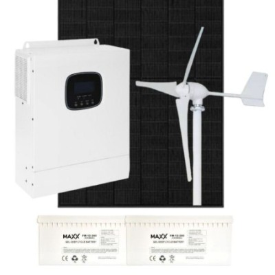 Elektrownia wiatrowo-fotowoltaiczna 4kW