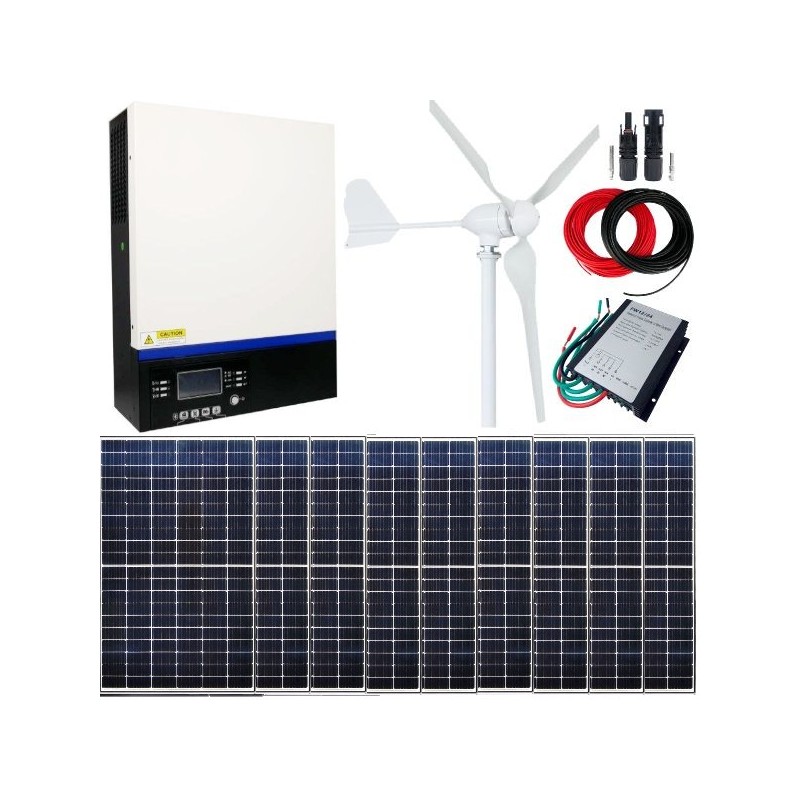 Elektrownia wiatrowo-fotowoltaiczna 4kW Elektrownia wiatrowo-fotowoltaiczna 4kW
