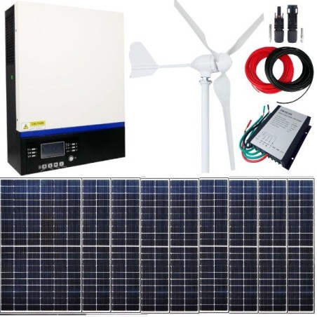 Elektrownia wiatrowo-fotowoltaiczna 4kW