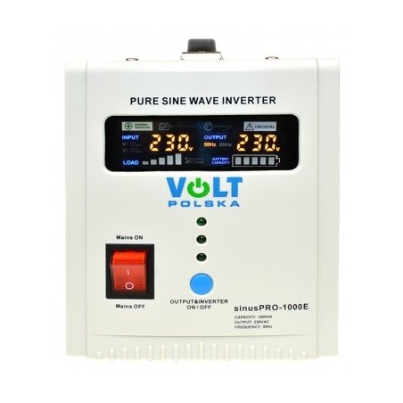 Zasilacz awaryjny VOLT SINUS PRO 1000 E