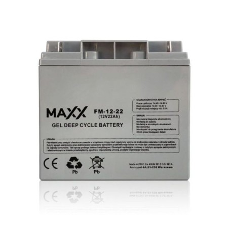 Akumulator żelowy MAXX 12-FM-22 22 Ah 12V