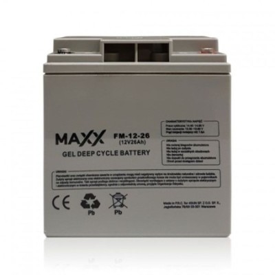 Akumulator żelowy 12-FM-26 26 Ah 12V