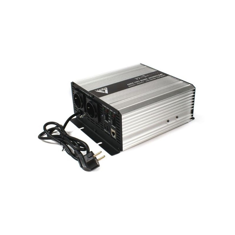 Zasilacz awaryjny (UPS + AVR) 12V UPS-1200SR Sinus 1200W/600 Zasilacz awaryjny (UPS + AVR) 12V UPS-1200SR Sinus 1200W/600