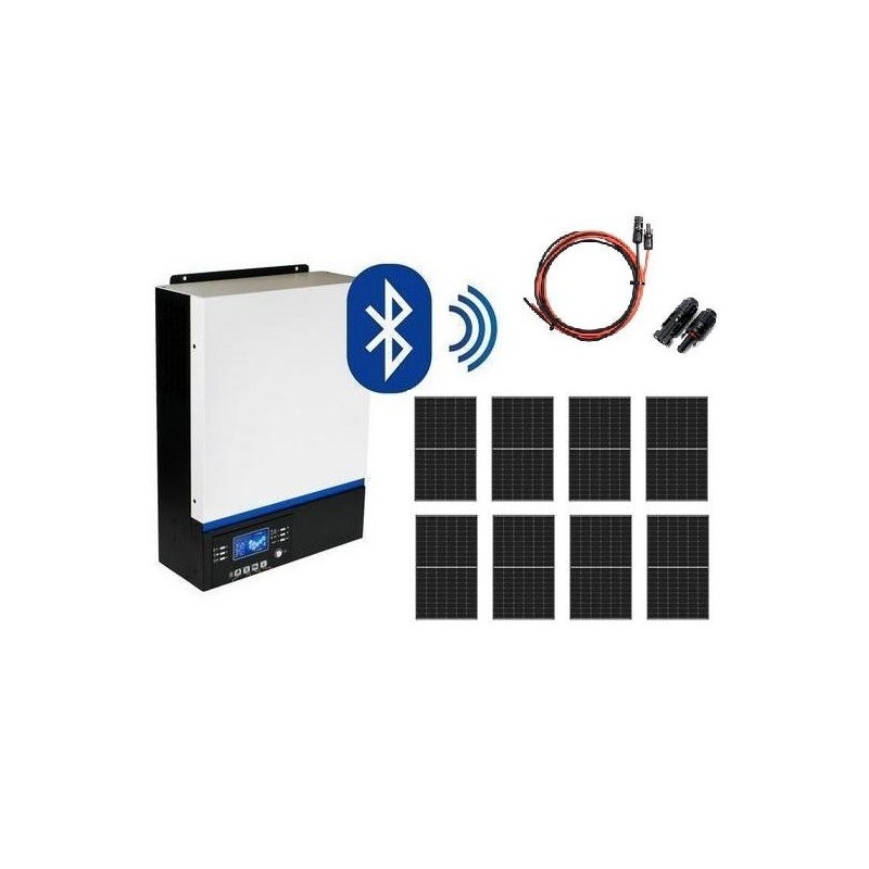 Zestaw Off-Grid - 8x Panel PV 410W + Inwerter ESB-6kW-24 Zestaw Off-Grid - 8x Panel PV 410W + Inwerter ESB-6kW-24