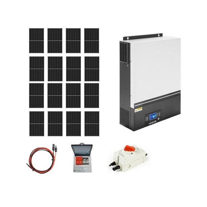 Zestaw Off-Grid - 16x Panel PV 430W + Inwerter ESB-15kW-48 + Zestaw Off-Grid - 16x Panel PV 430W + Inwerter ESB-15kW-48 +