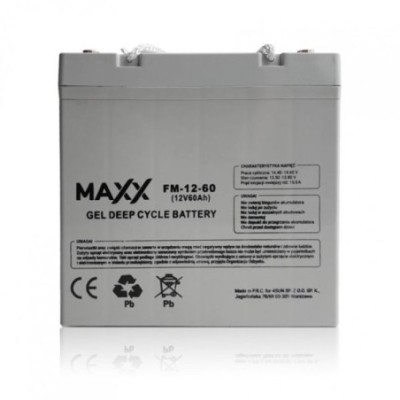 Akumulator żelowy MAXX 12-FM-60 60Ah 12V