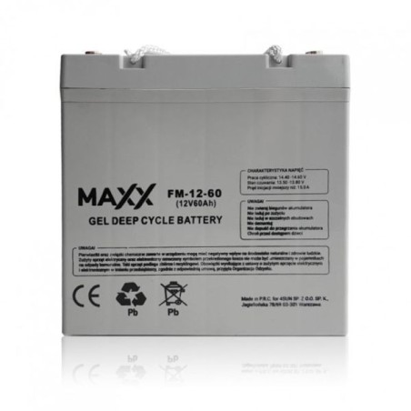 Akumulator żelowy MAXX 12-FM-60 60Ah 12V