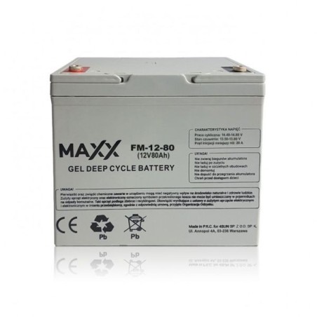 Akumulator żelowy 12-FM-80 80Ah 12V