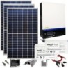 Zestaw solarny na domek letniskowy  1,1 kW 230VDC + Aku