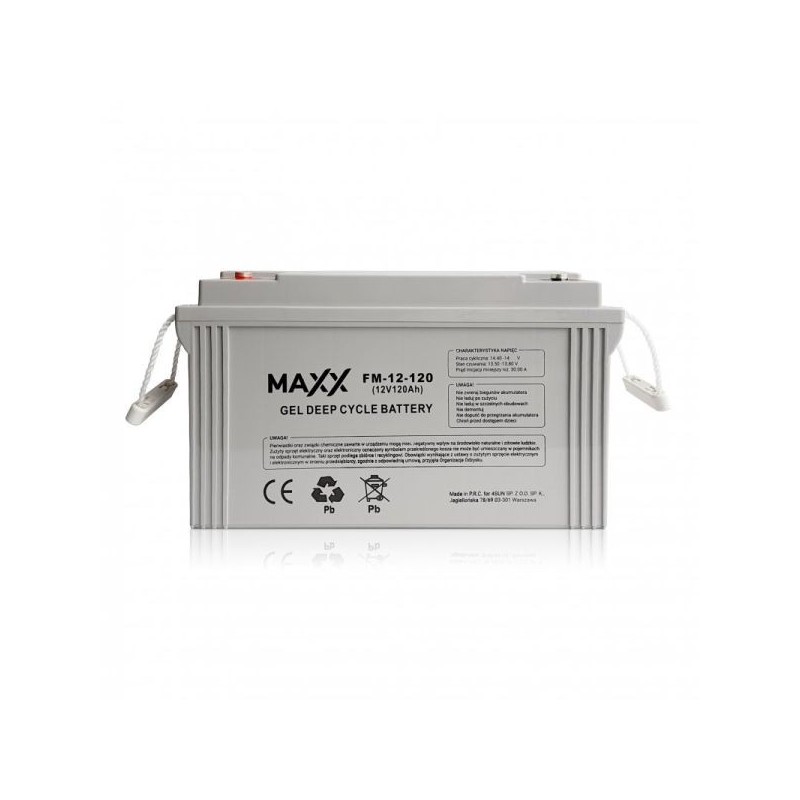 Akumulator żelowy MAXX 12-FM-120 120Ah 12V Akumulator żelowy MAXX 12-FM-120 120Ah 12V