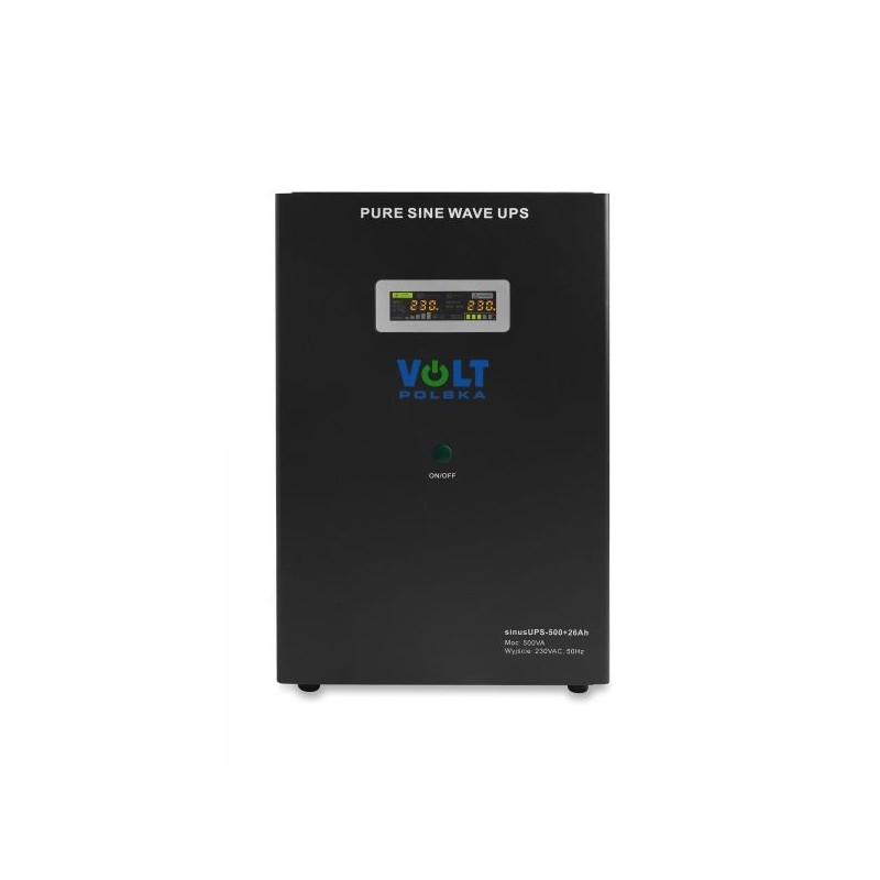 Zasilacz awaryjny VOLT SINUS PRO 500 W + AKU 26AH Zasilacz awaryjny VOLT SINUS PRO 500 W + AKU 26AH