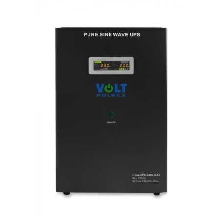 Zasilacz awaryjny VOLT SINUS PRO 500 W + AKU 26AH