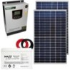 Zestaw Off-Grid- 2xPanel PV 375W + Aku + Sanyu SPV18-1012VPM