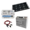 Zestaw PV: Panel 50W Maxx + Regulator 5A + Aku. 26Ah