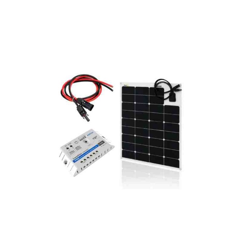 Zestaw na Łódź: Panel FLEX 65W + regulator LS0512EU USB Zestaw na Łódź: Panel FLEX 65W + regulator LS0512EU USB