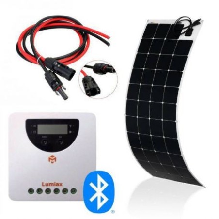 Zestaw na Łódź: Panel FLEX 160W + regulator  LS1024EU USB