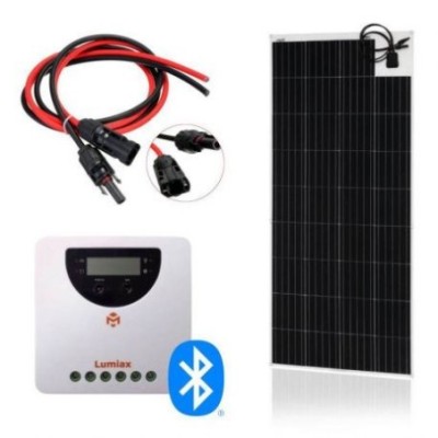 Zestaw na Łódź: Panel FLEX 190W + regulator  LS1024EU USB