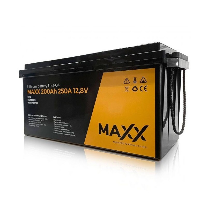 Akumulator LiFePO4 12V 200AH BMS - MAXX