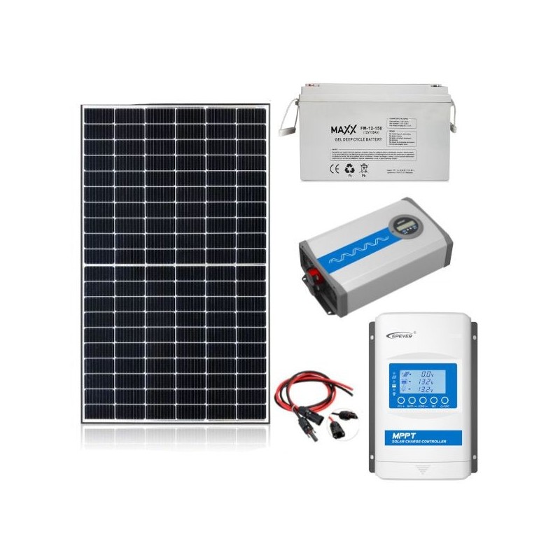 Zestaw Fotowoltaiczny 380W Maxx z Przetwornicą IP-PLUS1500W