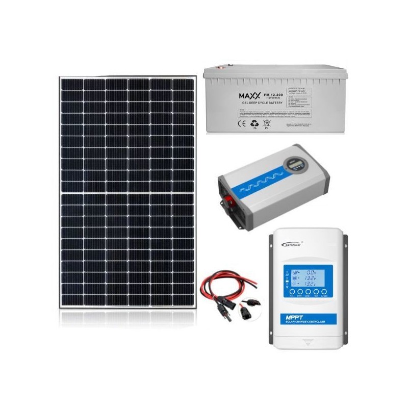 Zestaw Fotowoltaiczny 385W Maxx z Przetwornicą IP-PLUS3000W