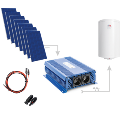 Zestaw Do Grzania Wody CWU 2850W (7 x Panel PV + MPPT-3000)