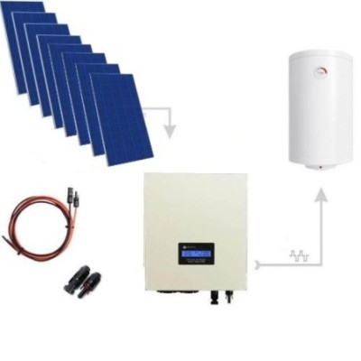 Zestaw Do Grzania Wody CWU 3300W (8xPanel PV + MPPT-3000 PRO