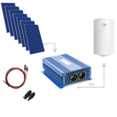 Zestaw Do Grzania Wody CWU 3300W (8 x Panel PV + MPPT-3000)