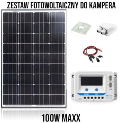 Zestaw Fotowoltaiczny Do Kampera 110W MAXX