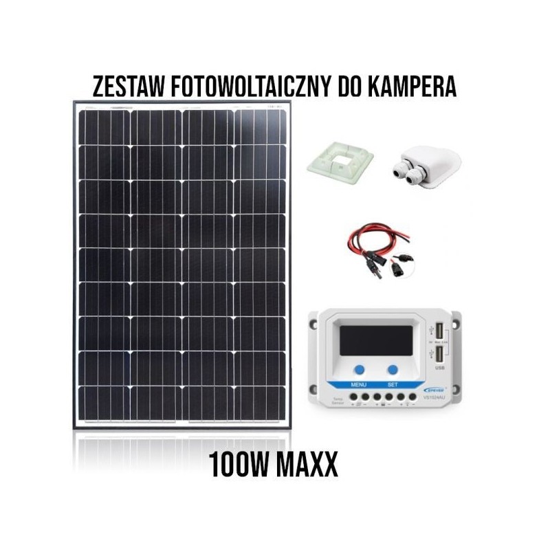 Zestaw Fotowoltaiczny Do Kampera 110W MAXX