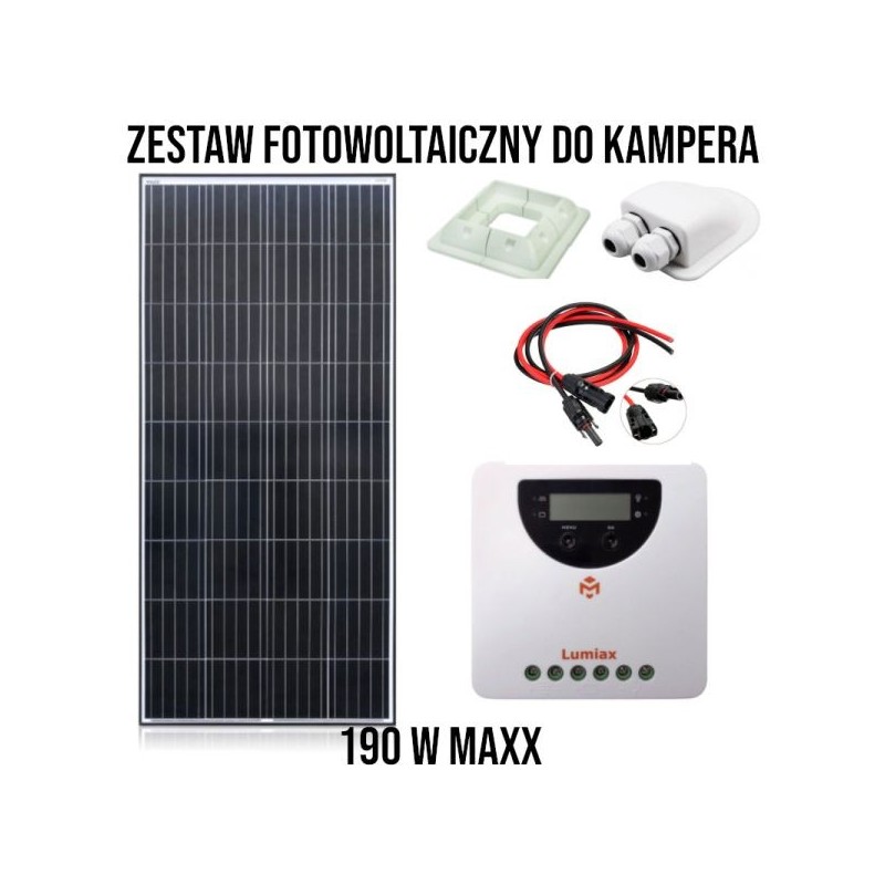 Zestaw Fotowoltaiczny Do Kampera 190W