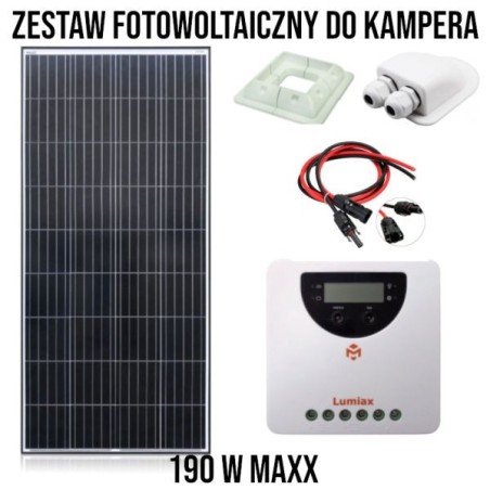 Zestaw Fotowoltaiczny Do Kampera 190W