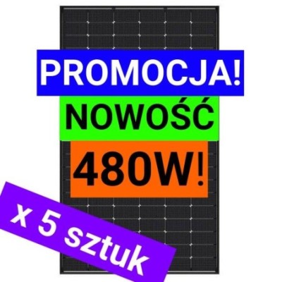 PANEL/MODUŁ FOTOWOLTAICZNY JINKO 480W 480 N-TYPE TIGER NEO B