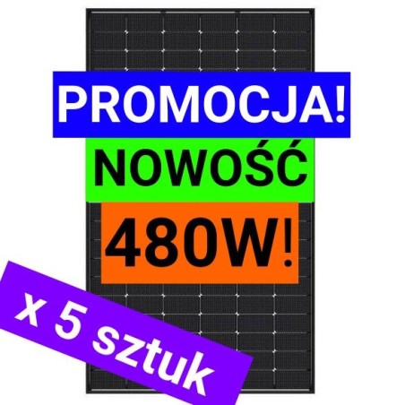 PANEL/MODUŁ FOTOWOLTAICZNY JINKO 480W 480 N-TYPE TIGER NEO B