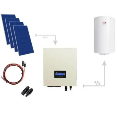 Zestaw Do Grzania Wody CWU 1650W (4xPanel PV + MPPT-3000 PRO