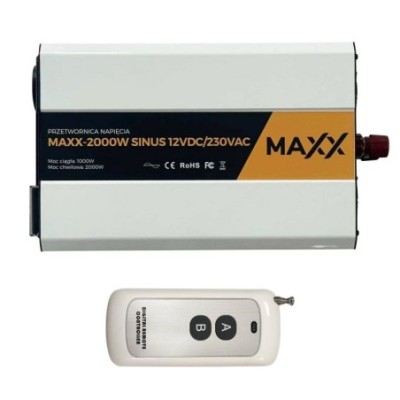 Przetwornica Napięcia SINUS MAXX 2000W 12VDC/230VAC