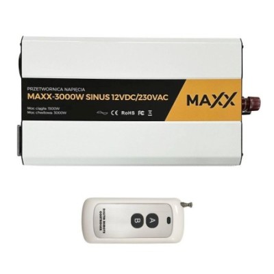 Przetwornica Napięcia SINUS MAXX 3000W 12VDC/230VAC