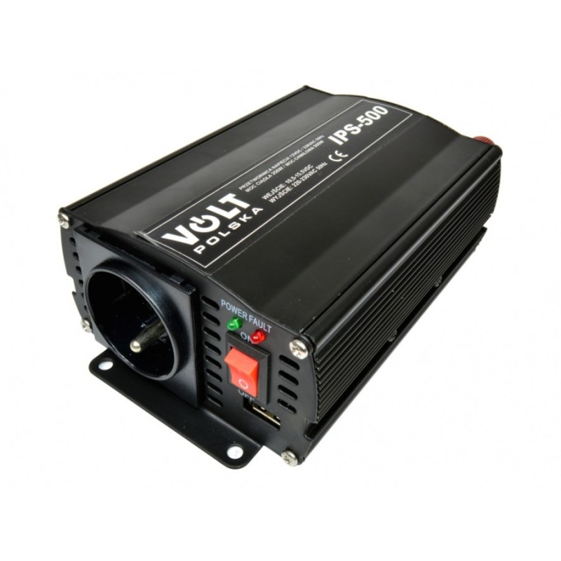 Przetwornica napięcia VOLT 12V / 230V - IPS 500 Przetwornica napięcia VOLT 12V / 230V - IPS 500